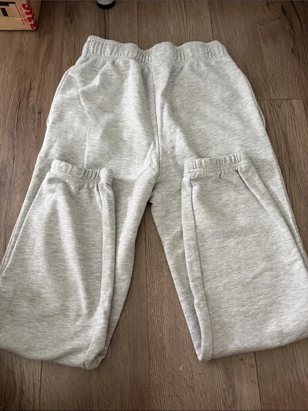 GAP Light Gray Kids Sweatpants with Logo. Boys size XL 14/16